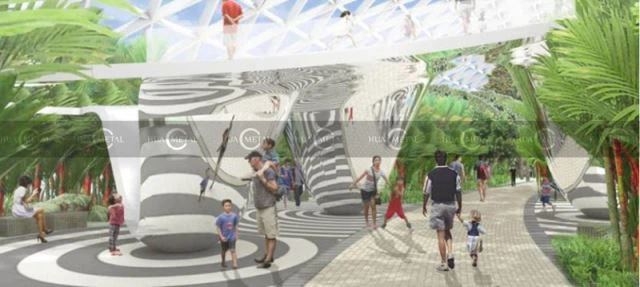 Doble corbats façana d'acer inoxidable